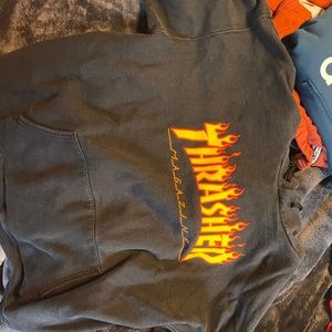 Trasher flame sweatshirt
